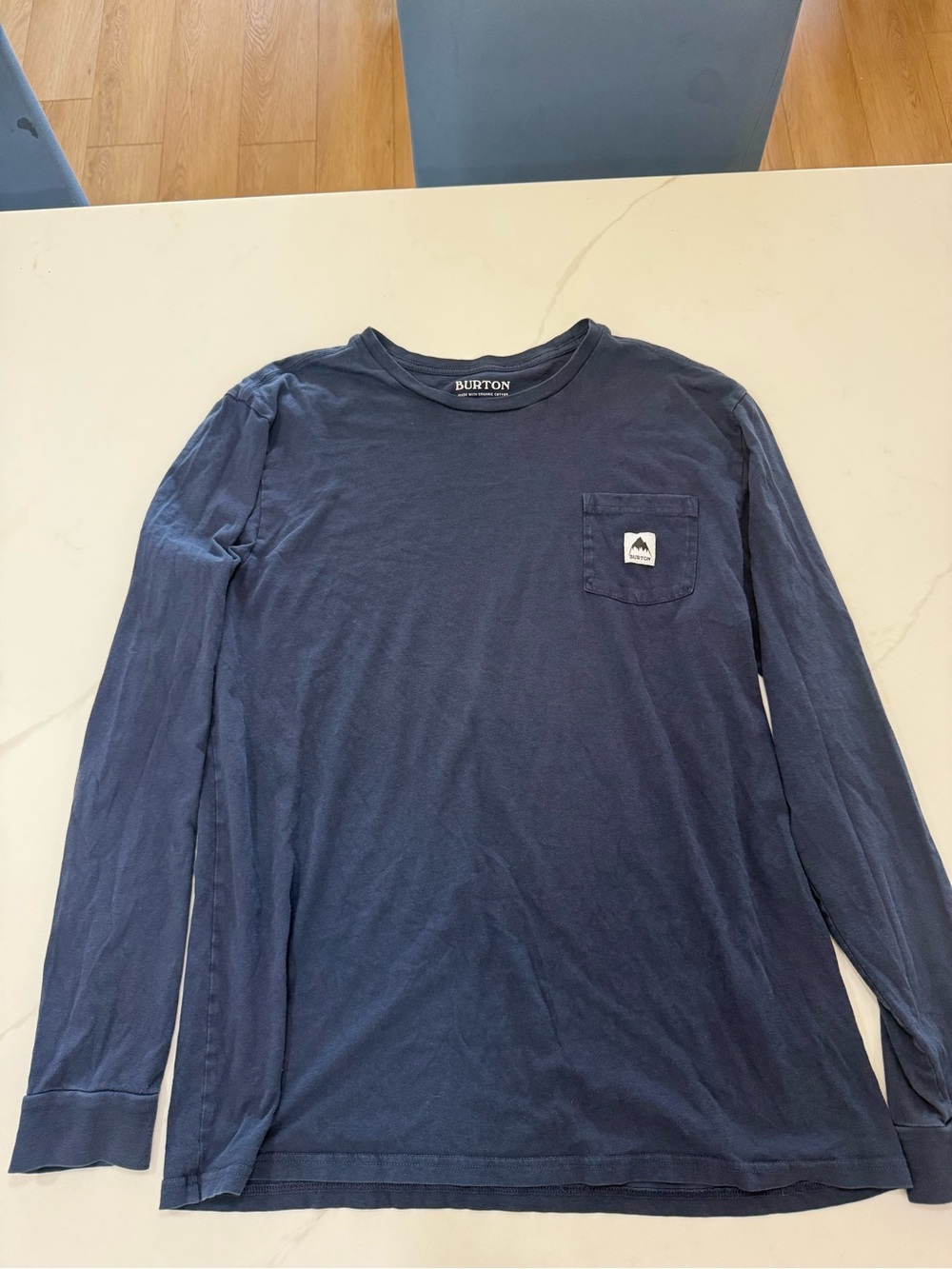 Burton Men's Long Sleeve Pocket Tee - Dark Blue